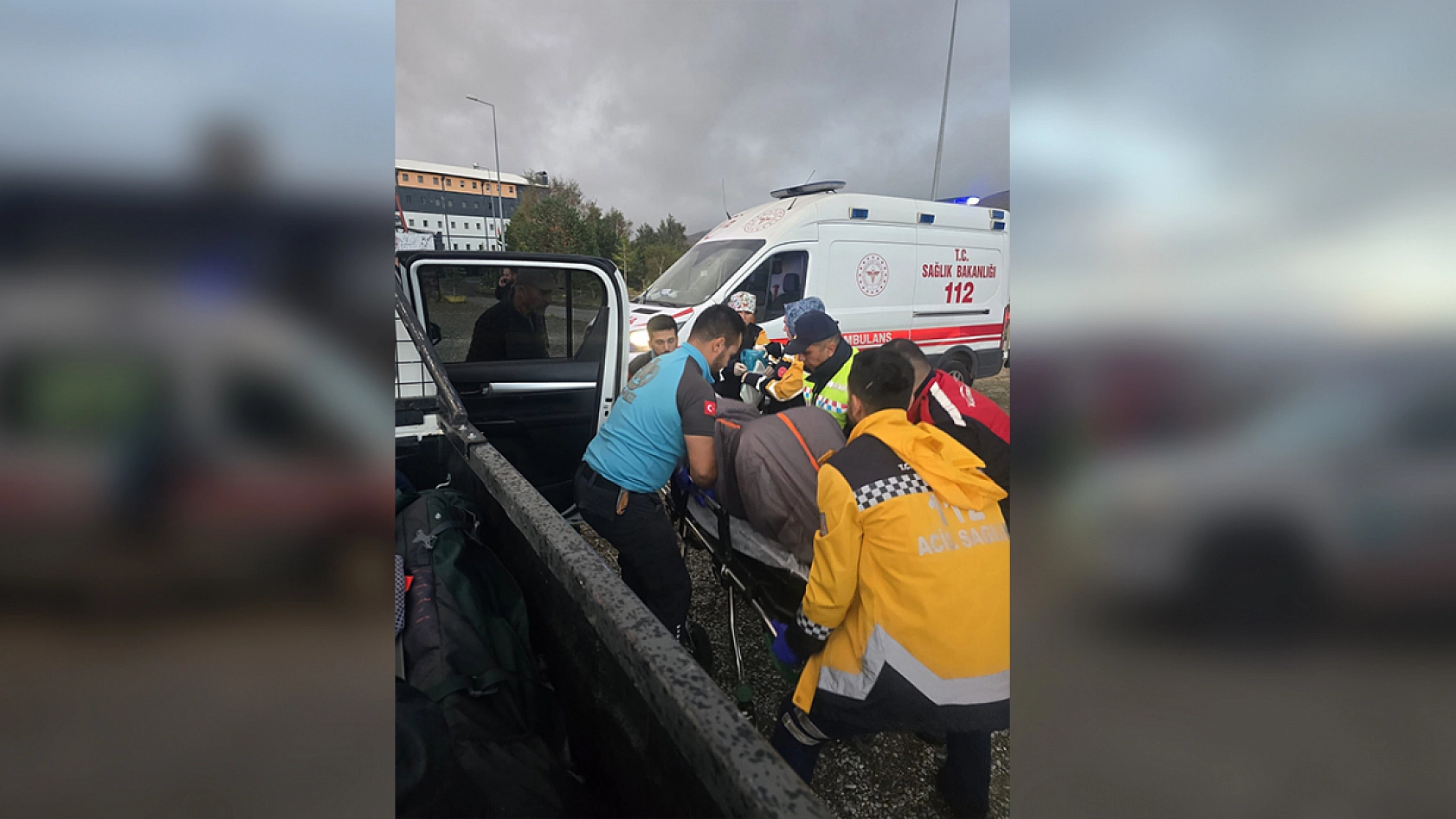 Doğa yürüyüşünde donma tehlikesi geçiren şahıs kurtarıldı