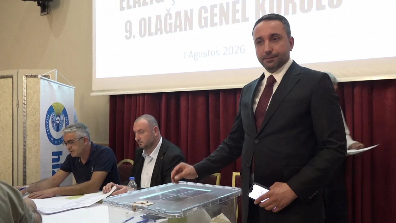 Gökhan Arpa Yeniden HAK-İŞ Hizmet-İş Elazığ Şube Başkanı seçildi