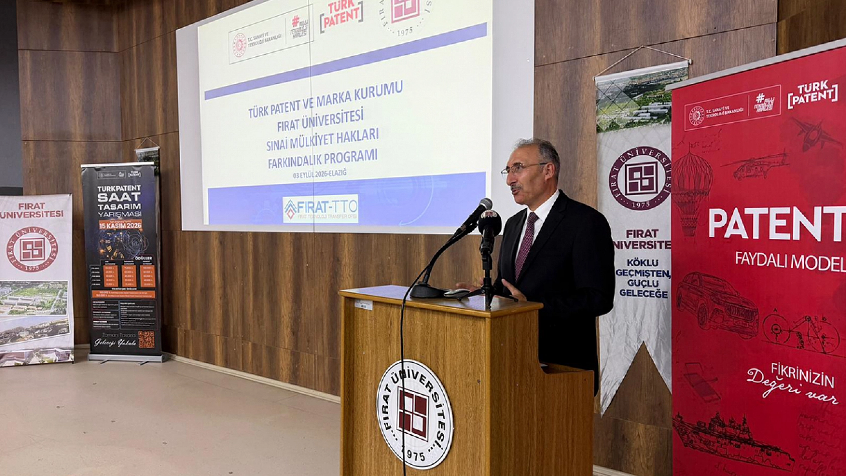 Patent kurumu başkanı durak, fırat üniversitesi'nde