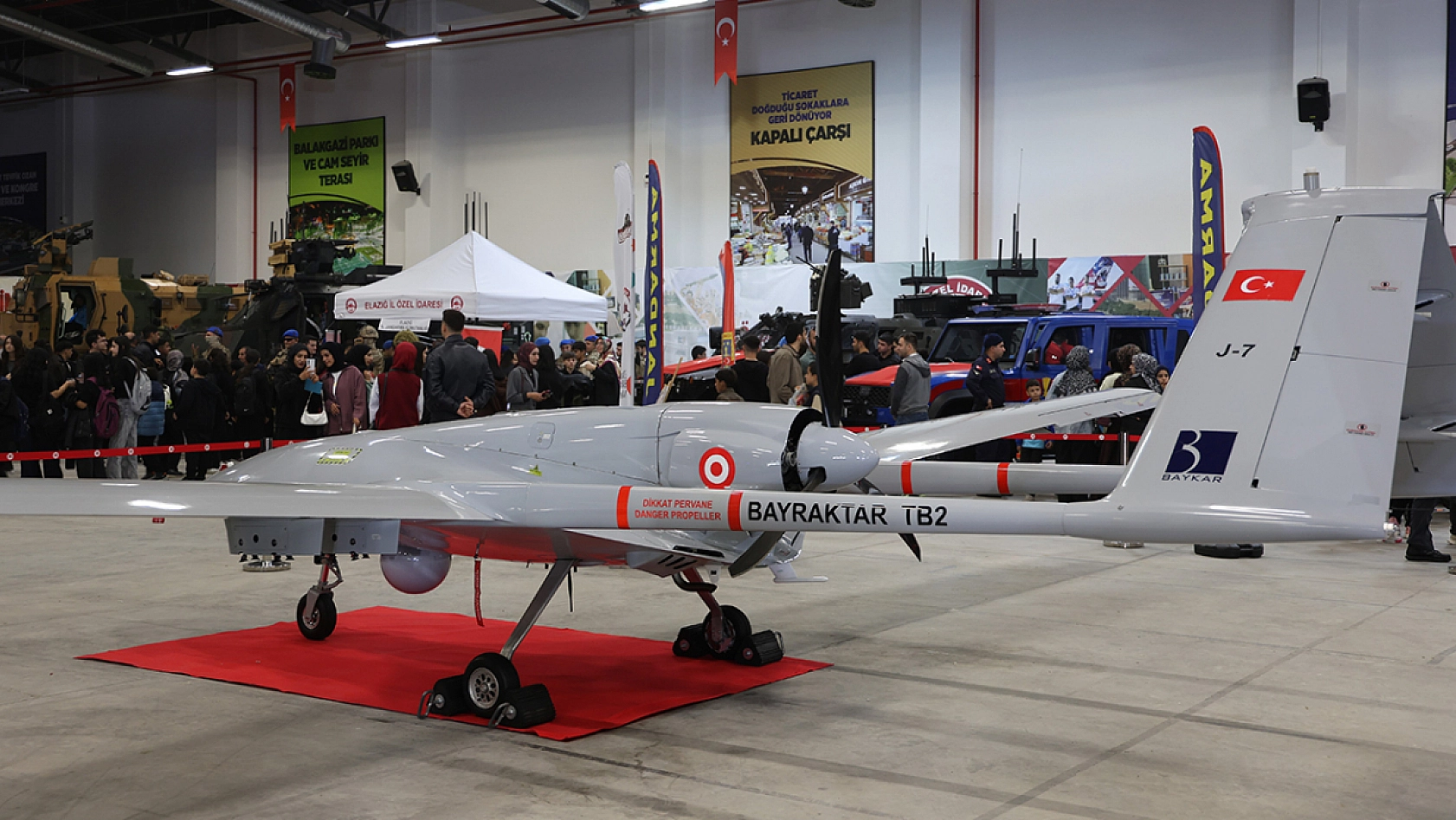 Elazığ'da  BilimFest'te Bayraktar TB2 heyecanı