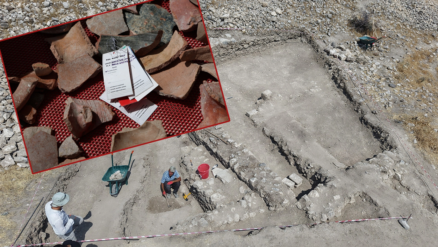 Palu Kalesi'nde 3 bin yıllık tarih gün yüzüne çıkıyor