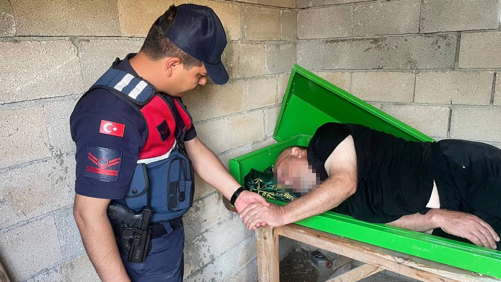Kayıp vatandaş tabutun içinde bulundu