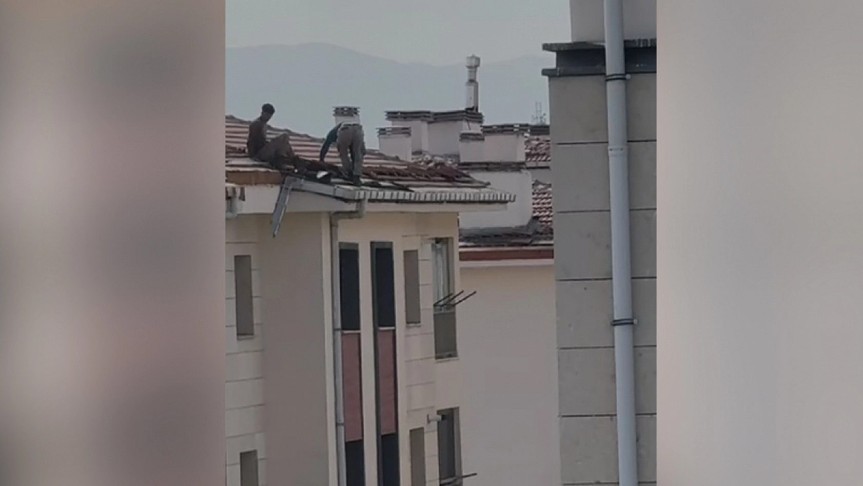 Elazığ'da yürekleri ağza getiren anlar!