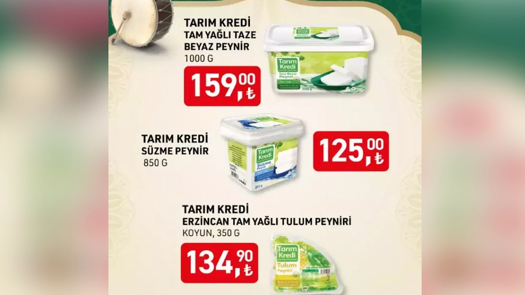 Tarım Kredi marketlerinden Ramazan'a özel indirim