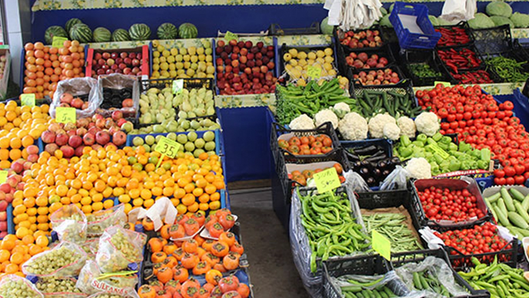 Elazığ'da fiyatı en fazla artan ve azalan ürünler