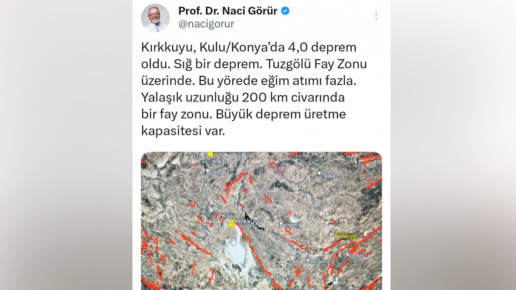Görür'den korkutan açıklama: Büyük deprem üretme kapasitesi var
