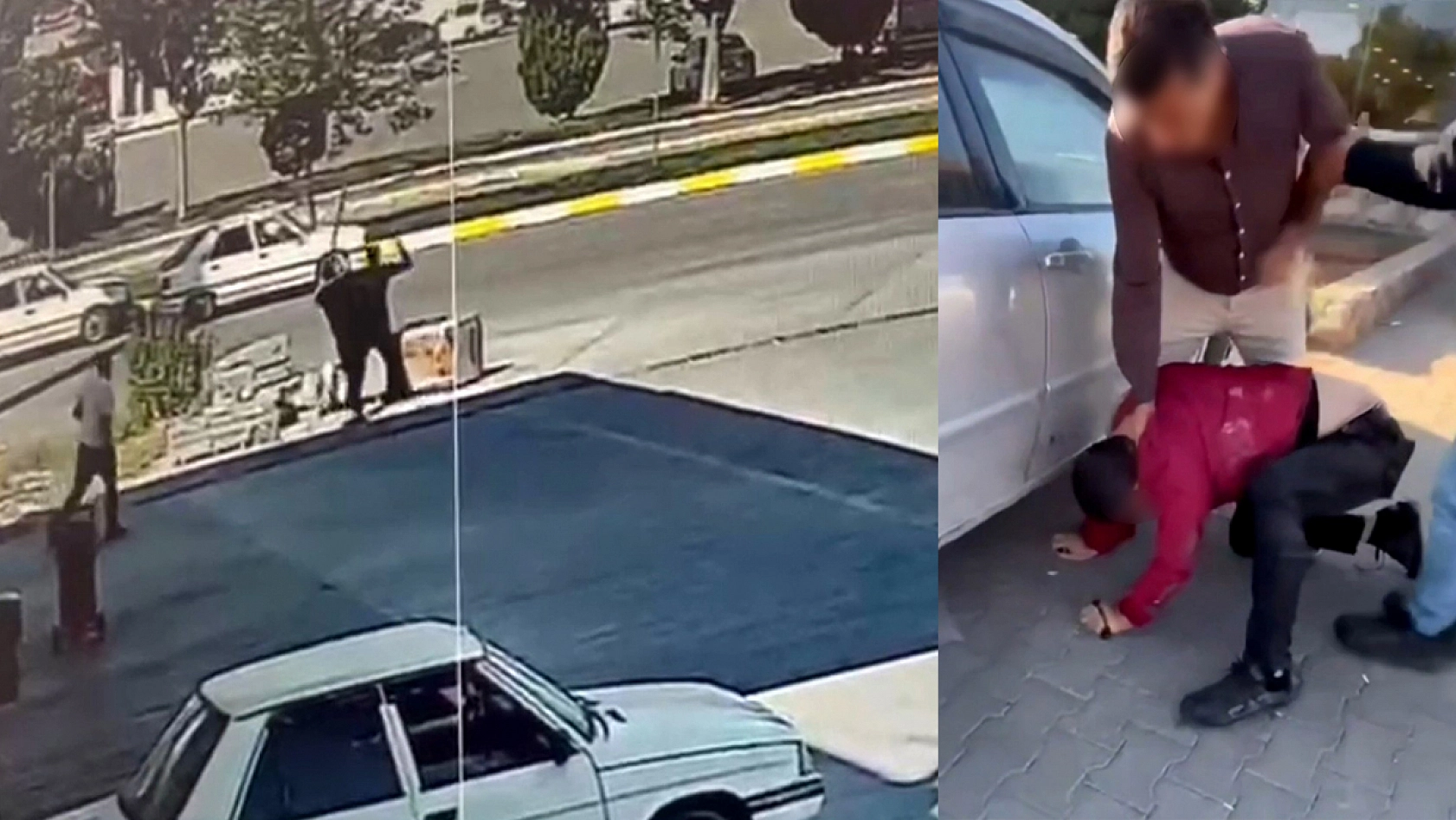 Eski başkan yardımcısı bir şahsı darp etti
