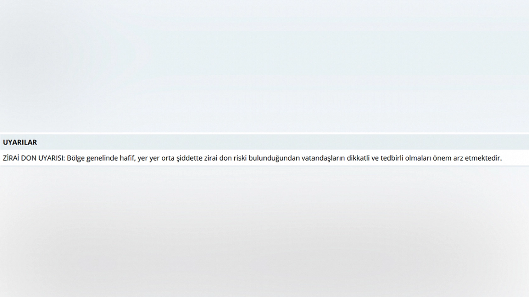 Elazığlılar dikkat! Meteoroloji'den uyarı