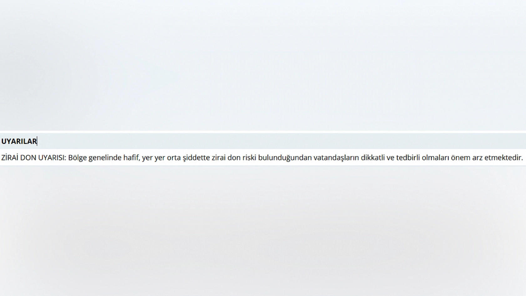 Meteoroloji'den Elazığ'a uyarı geldi!