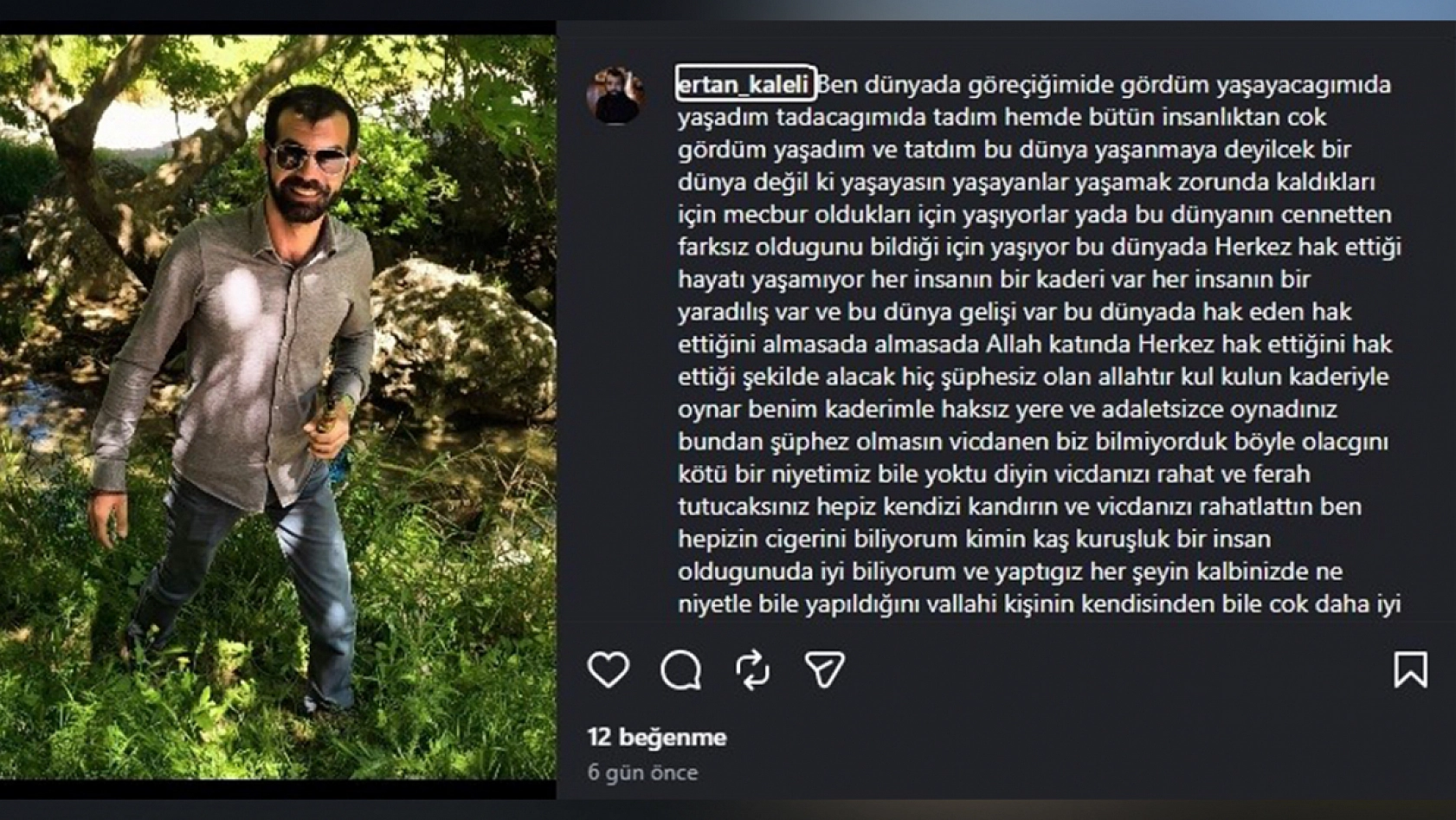 Kayıp olarak aranıyordu: Ormanlık alanda cansız bedeni bulundu