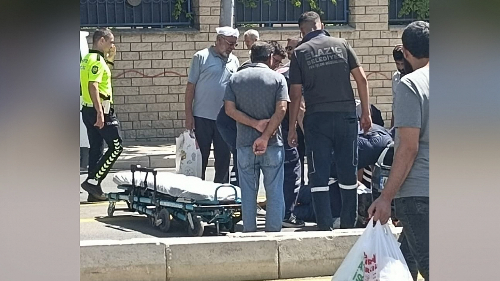Elazığ'da korkunç kaza! Yayaya otomobil çarptı