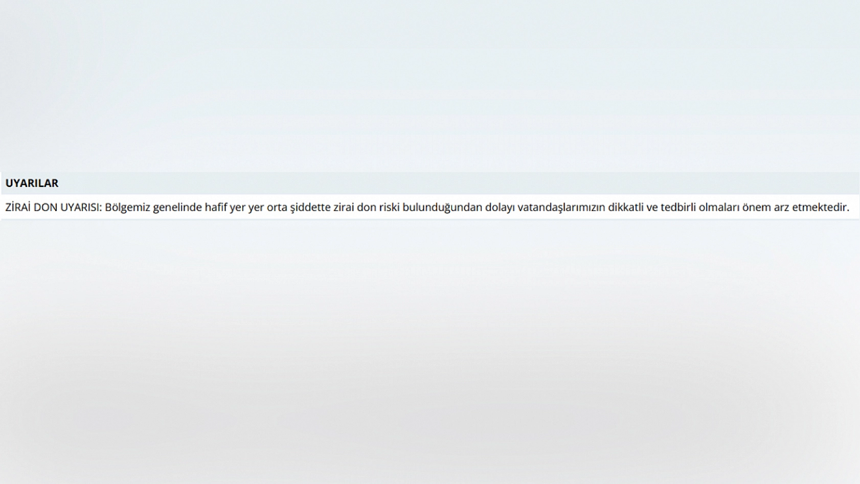 Meteoroloji'den Elazığ'a uyarı!