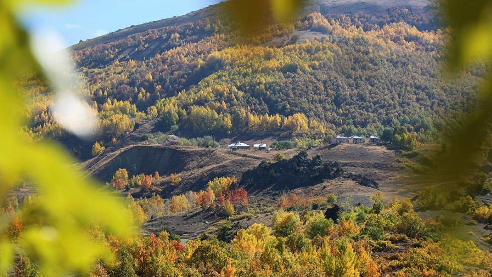 Sonbahar renklerine bürünen Tunceli'de doğa, görsel şölen sunuyor