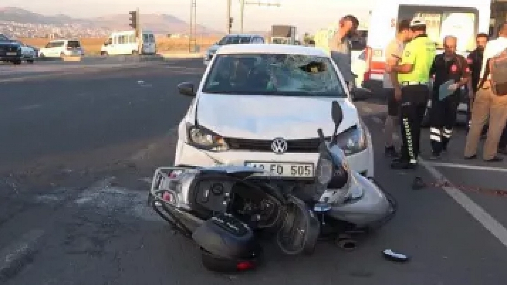 Feci Kazada Motosiklet Sürücüsü Hayatını Kaybetti