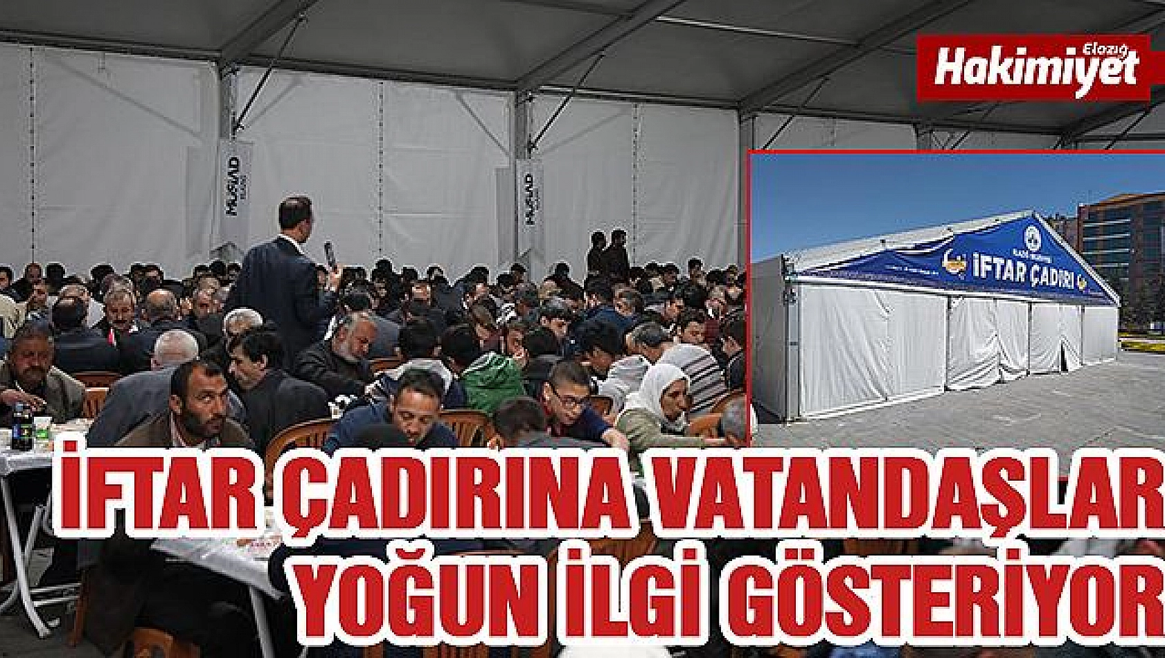 Ramazan Çadırına yoğun ilgi