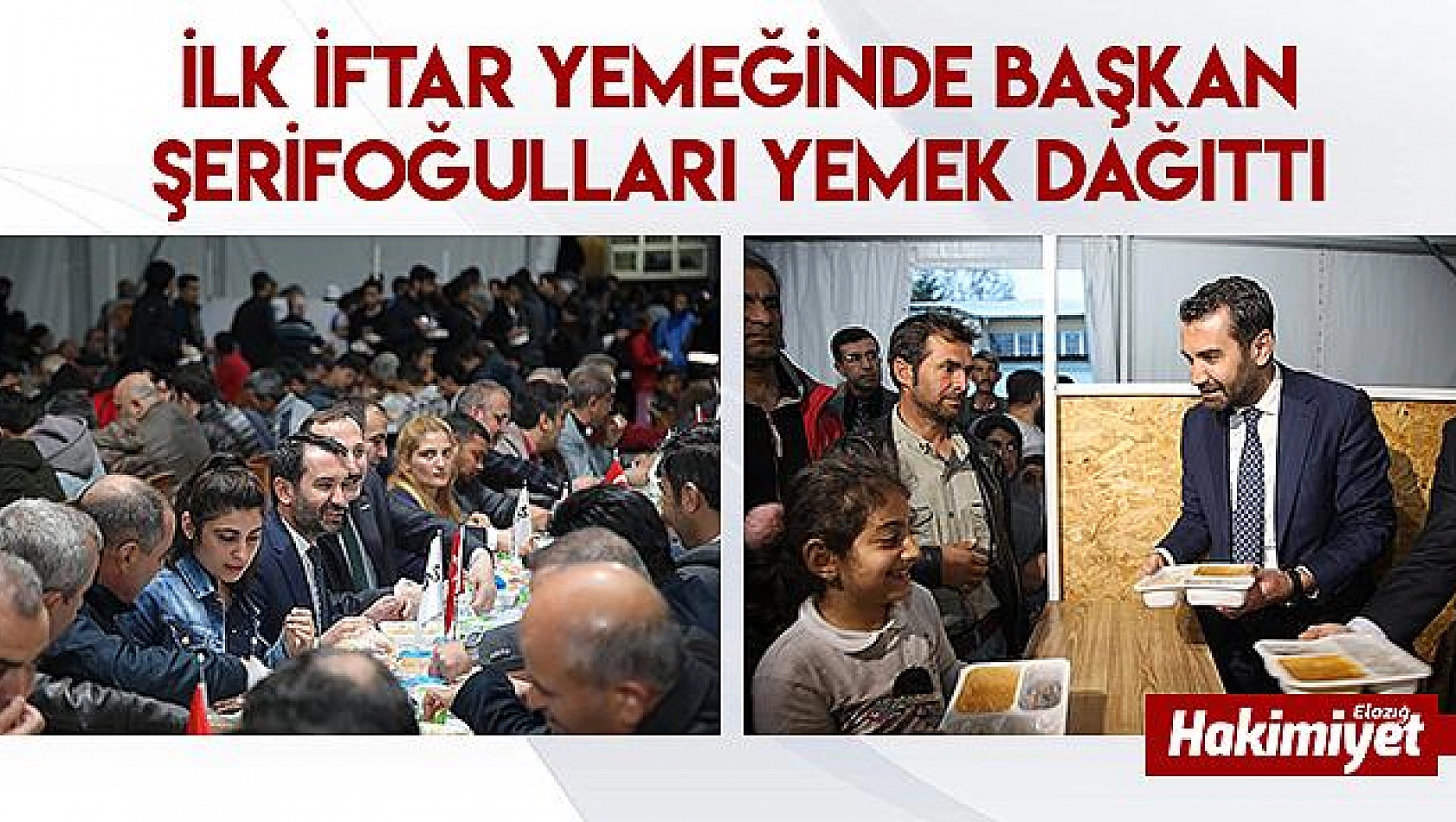 ŞERİFOĞULLARI İLK ORUCUNU VATANDAŞLA AÇTI