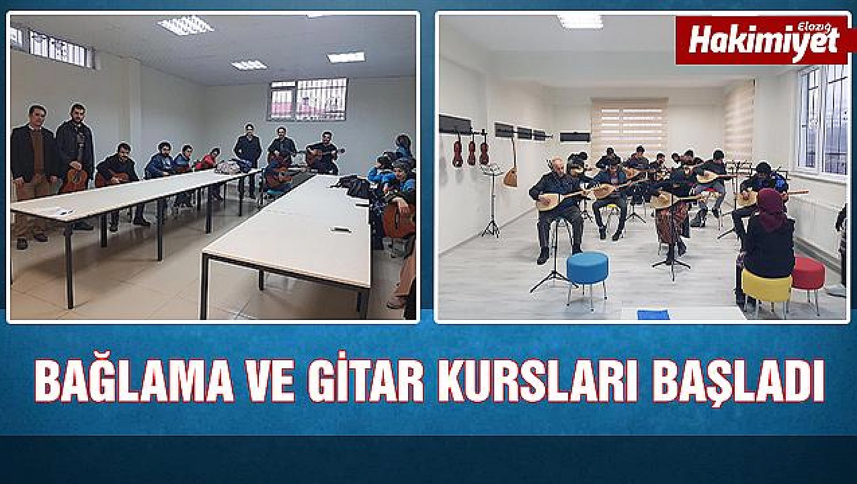 SOSYAL YAŞAM MERKEZİNDE GİTAR VE BAĞLAMA KURSU BAŞLADI