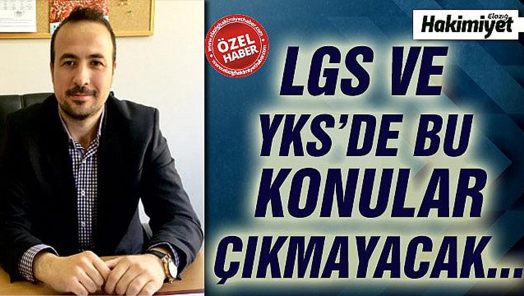 REHBER ÖĞRETMEN TAHA YUSUF SARIGÜL'DEN ÖĞRENCİLERE TAVSİYELER