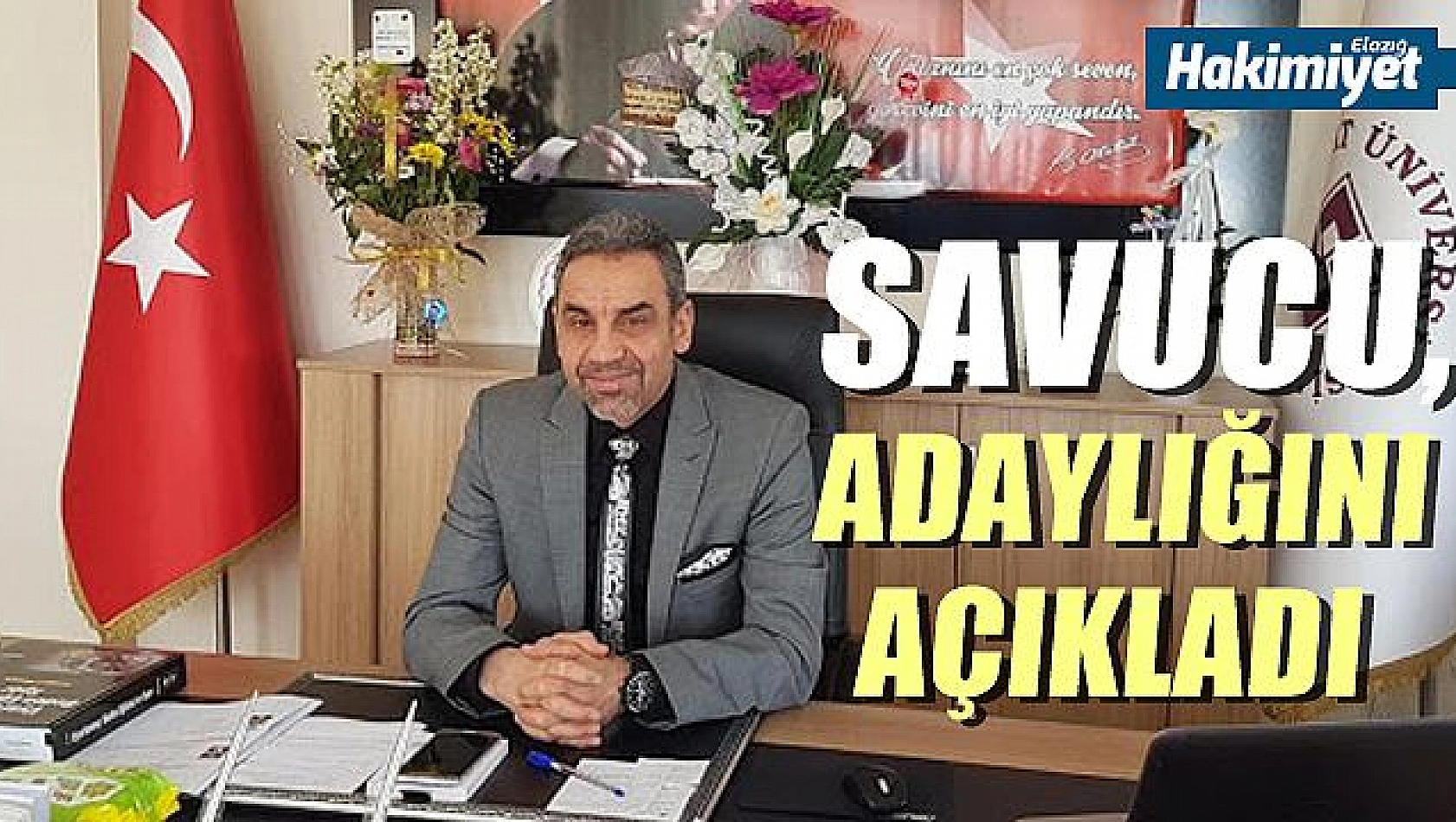 Savucu, Dicle Üniversitesi rektörlüğüne aday