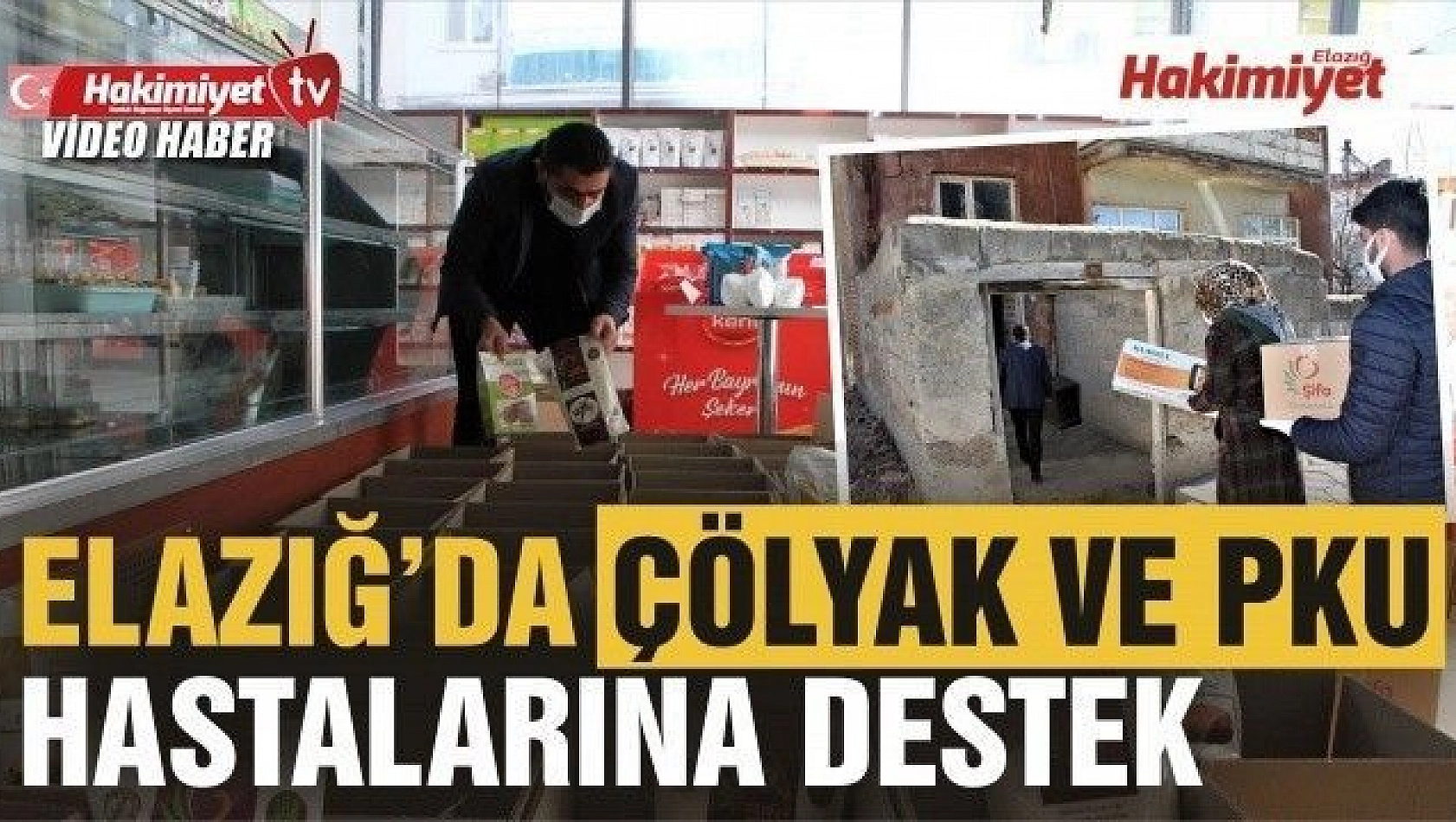 Elazığ'da çölyak ve PKU hastalarına destek