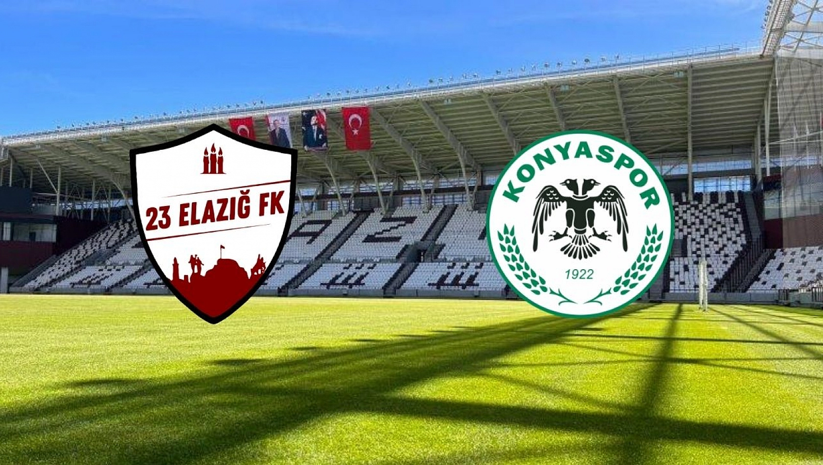 23 Elazığ FK -  Konyaspor mücadelesi Elazığ Atatürk Stadında oynanacak