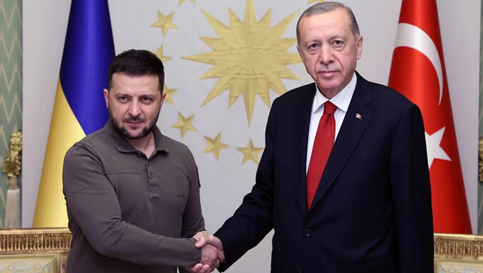 Cumhurbaşkanı Erdoğan, Vladimir Zelensky ile görüştü