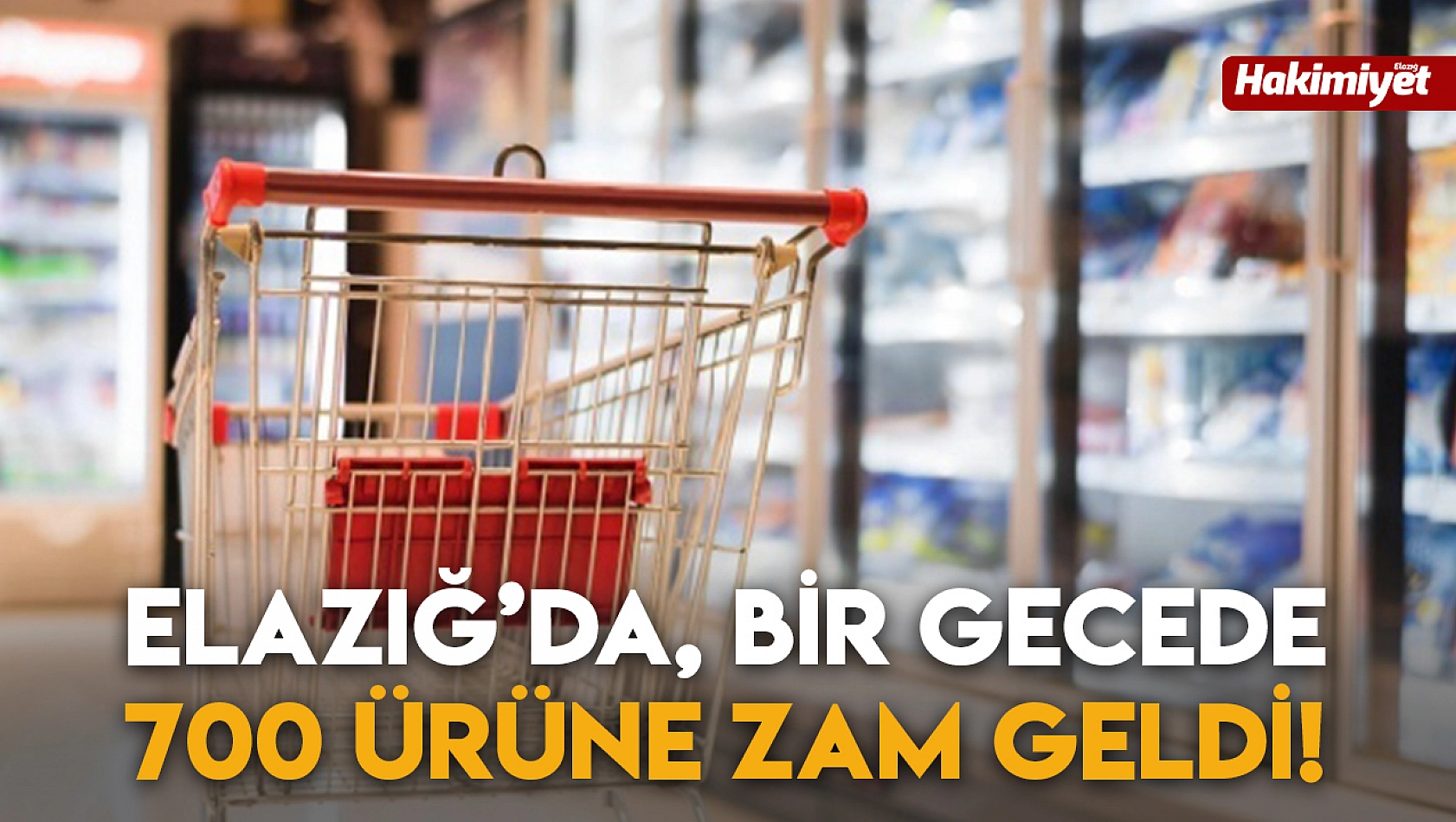 Elazığ'da, Bir Gecede 700 Ürüne Zam Geldi!