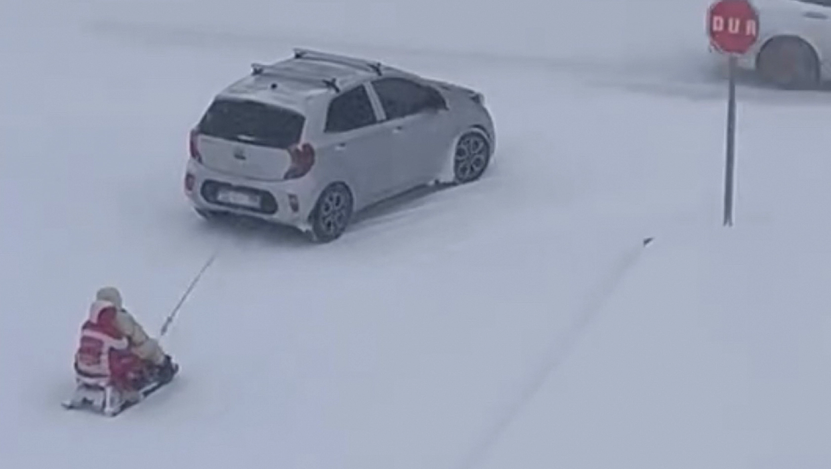 Elazığ'da tehlikeli eğlence