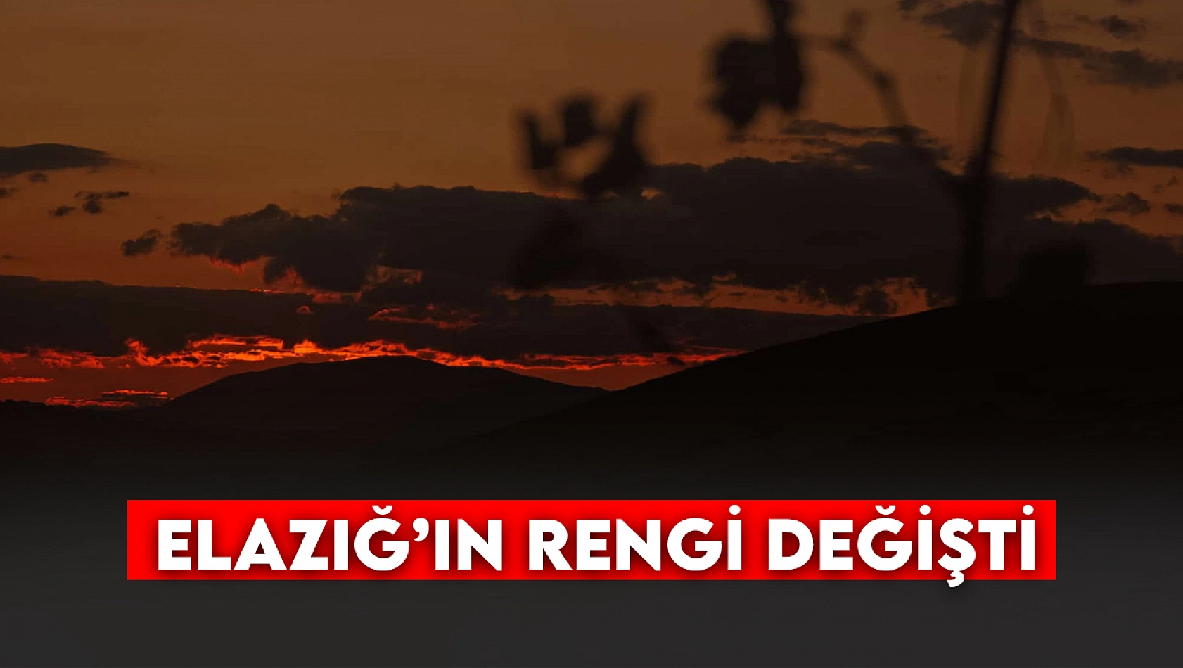 Elazığ'ın rengi değişti