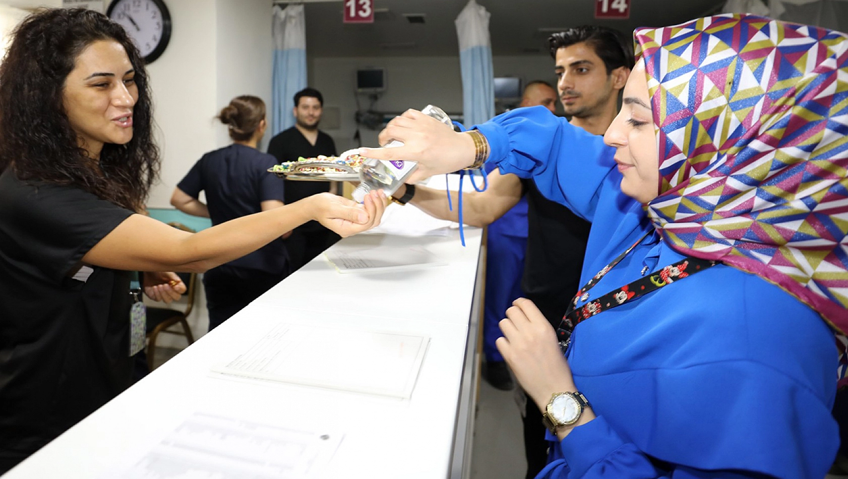 Fırat Üniversitesi Hastanesinde Bayram Kutlaması