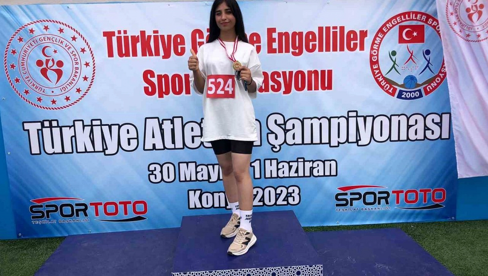 Görme engelli sporculardan büyük başarı