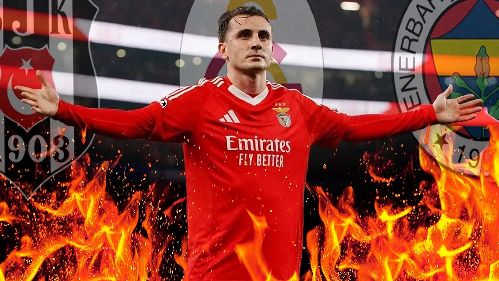 Kerem Aktürkoğlu için büyük kapışma! Ezeli rakipler birbiriyle yarışıyor