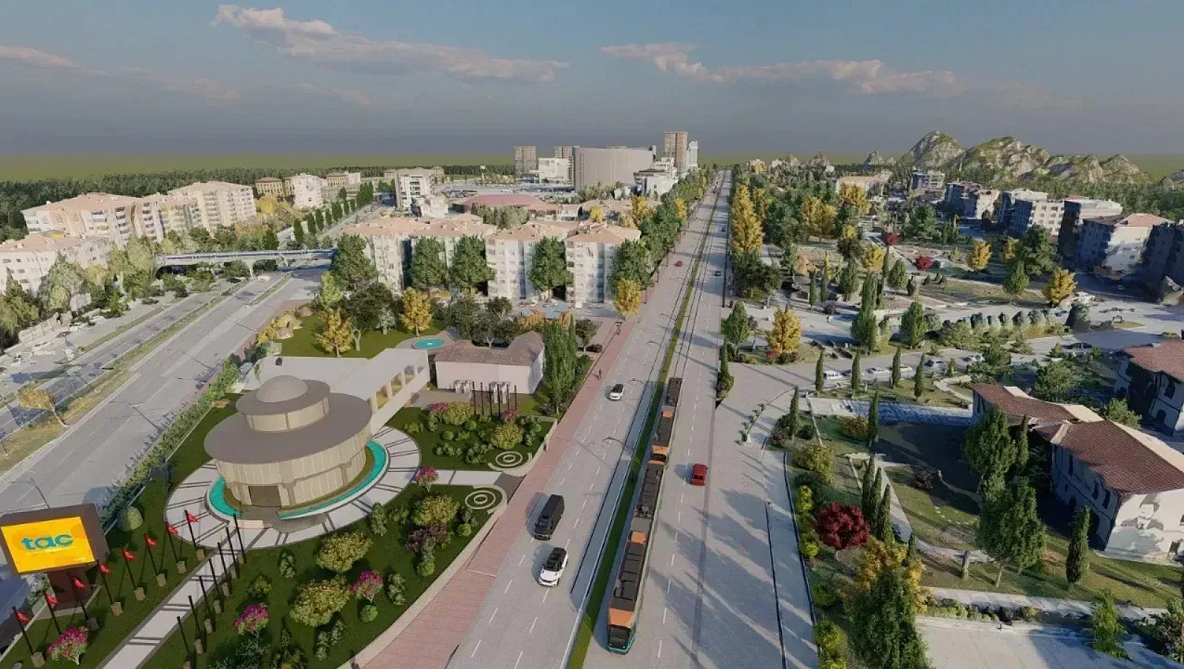 Komşu İle çift hatlı ve 13 istasyonlu raylı sistem geliyor