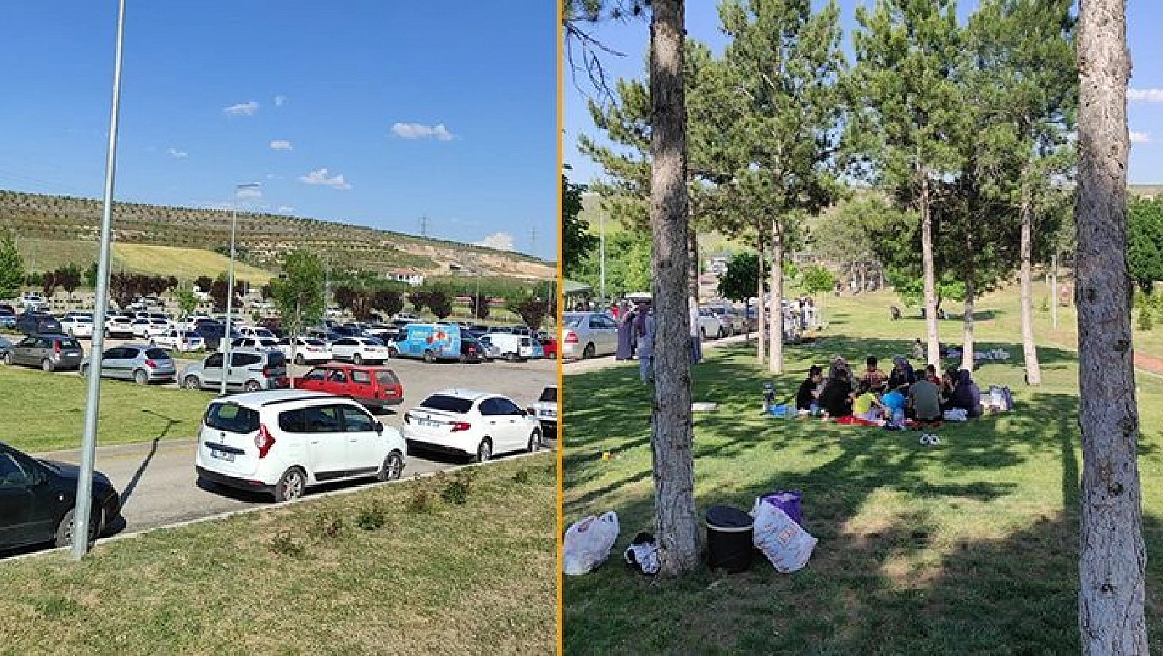 Piknik ve Mesire Alanları'nda Yoğunluk Yaşandı