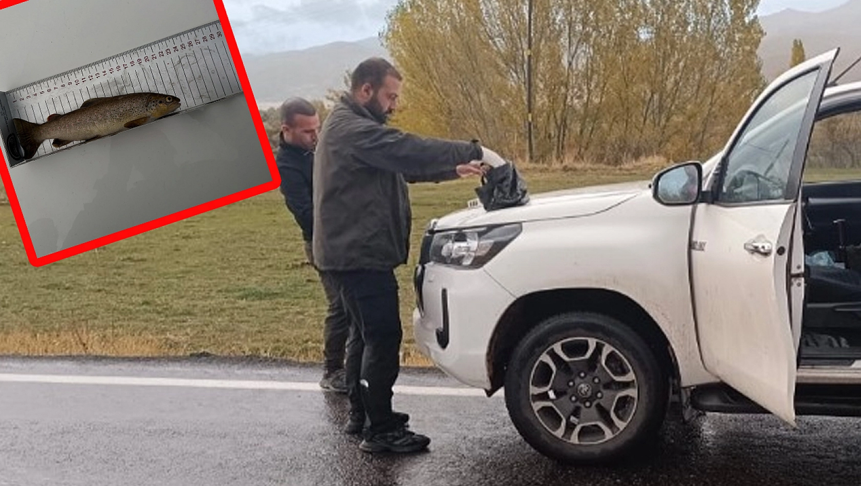 Tunceli'de avlanması yasak olan kırmızı benekli avı yapan şahsa idari para cezası