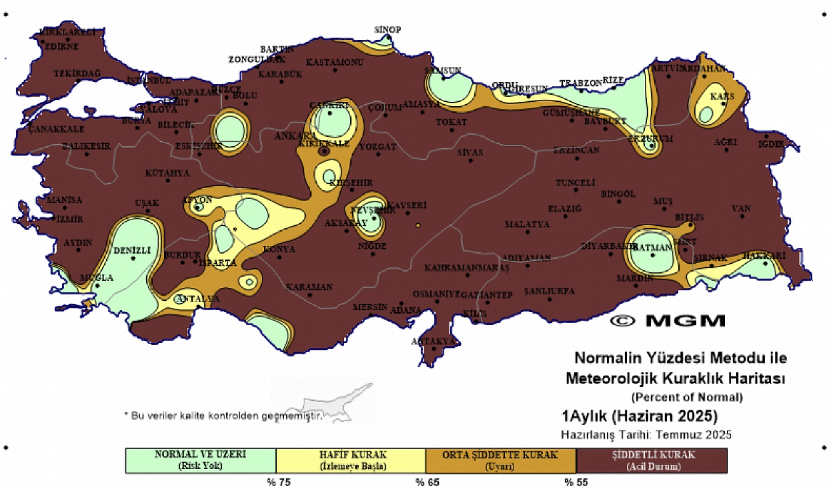 Elazığ için veriler endişe verici! Haziran raporu felaketi gösterdi