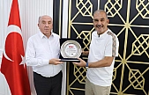 Başkan Alan'dan iş insanı Mehmet Çetin'e teşekkür ziyareti
