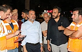 Başkan Şerifoğulları, Gece-Gündüz Sahada!