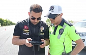Elazığ'da bayram öncesi dron destekli trafik denetimi