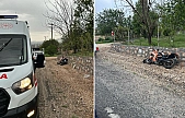 Elazığ'da motosiklet kazası!