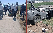 Elazığ'da otomobil şarampole uçtu! 4 kişi yaralandı!
