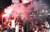 Elazığ'da Taraftarlar Elazığspor maçı için dev ekran başına geçti