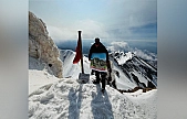 Elazığlı sporcumuz Erciyes Dağı'nda