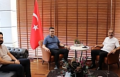 Fırat Elektrik Müdürü Gül'den Başkan Alan'a ziyaret