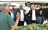 Milletvekili Prof. Dr. Keleş pazarda esnaf ve vatandaşlarla bir araya geldi