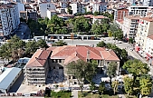 Tarihi Öğretmenevi'nde restorasyon çalışmaları sürüyor