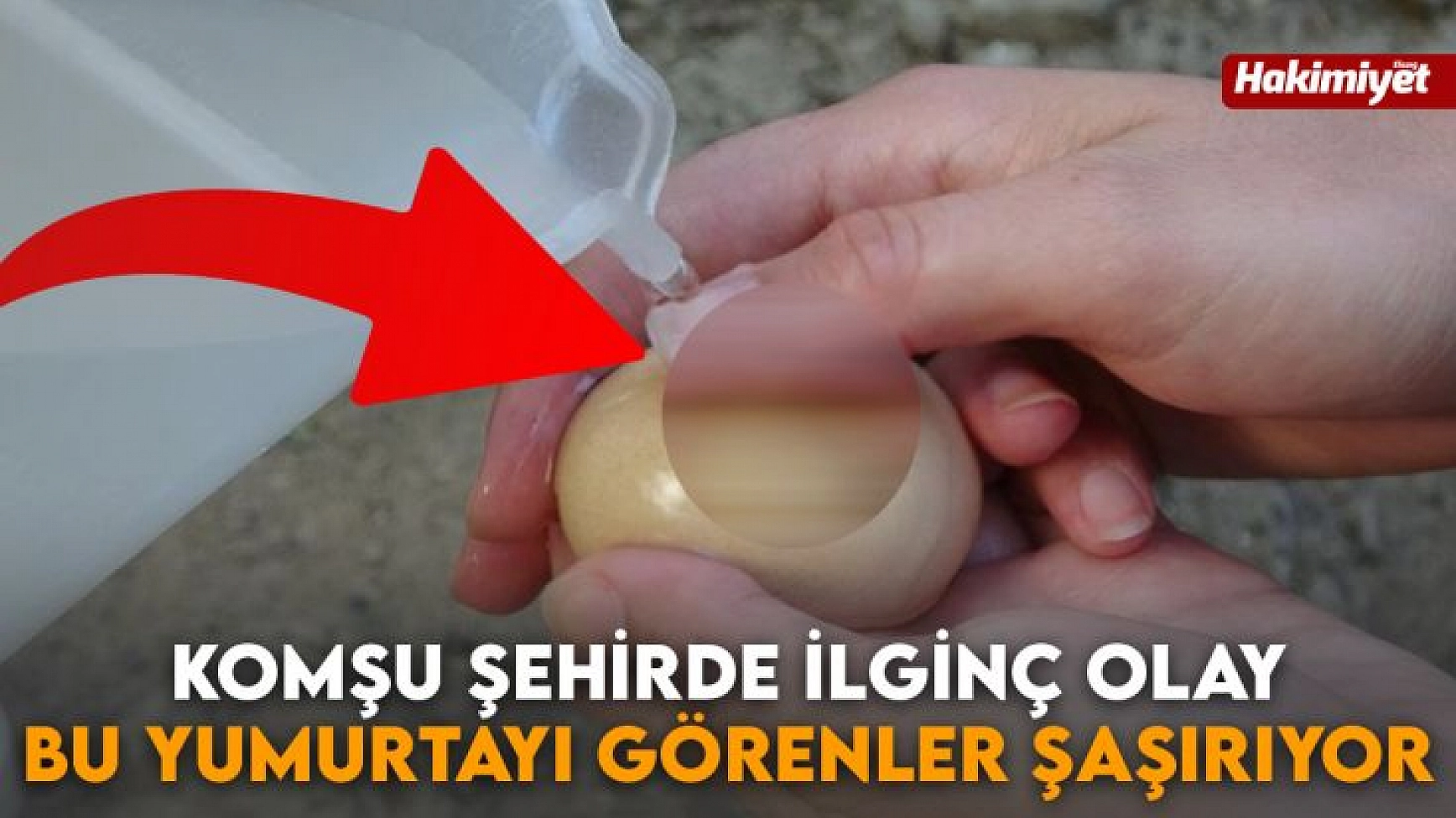 Komşu Şehirde İlginç Olay: Bu Yumurtayı Görenler Şaşırıyor