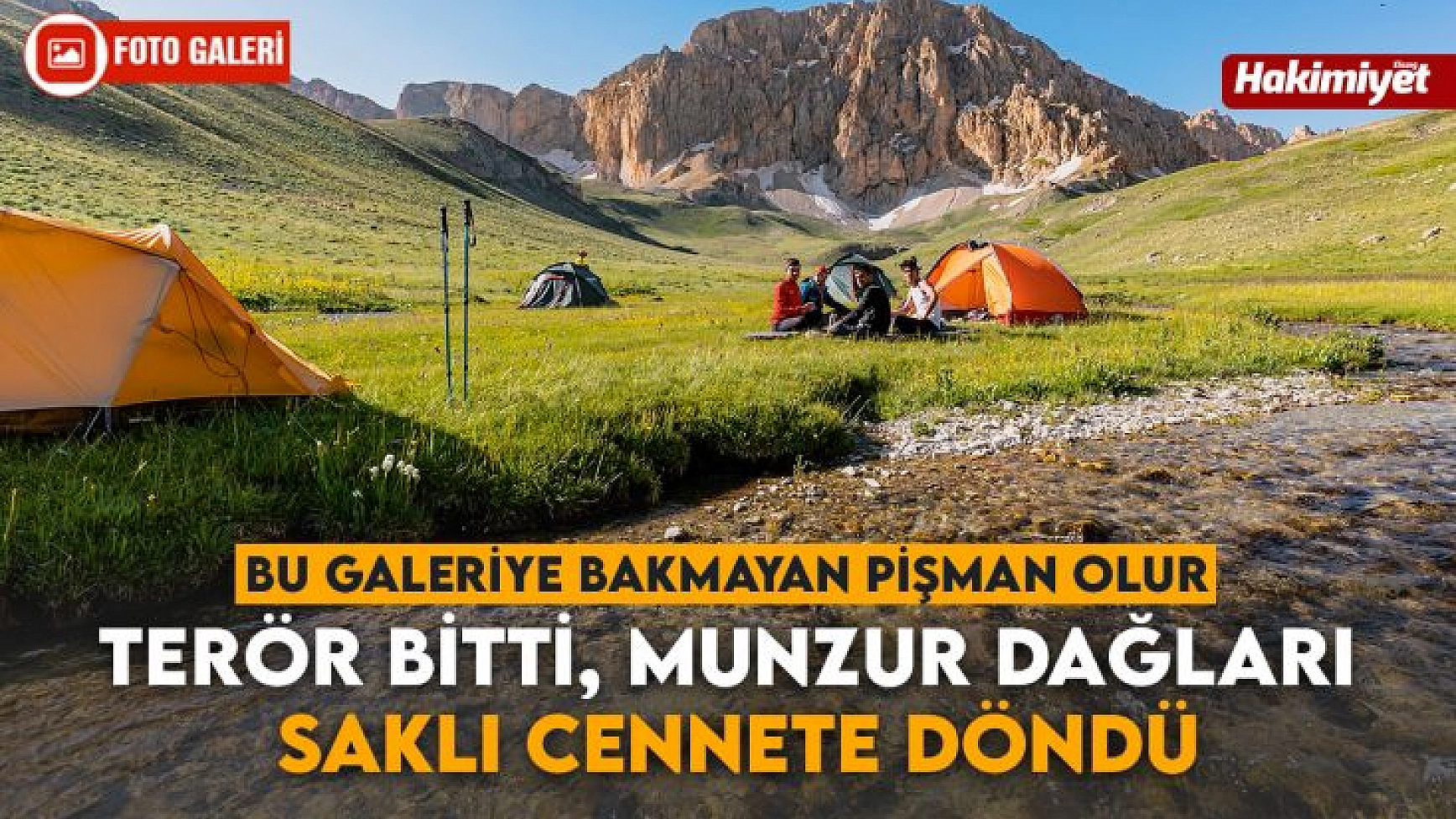 Terör bitti, Munzur Dağları saklı cennete döndü