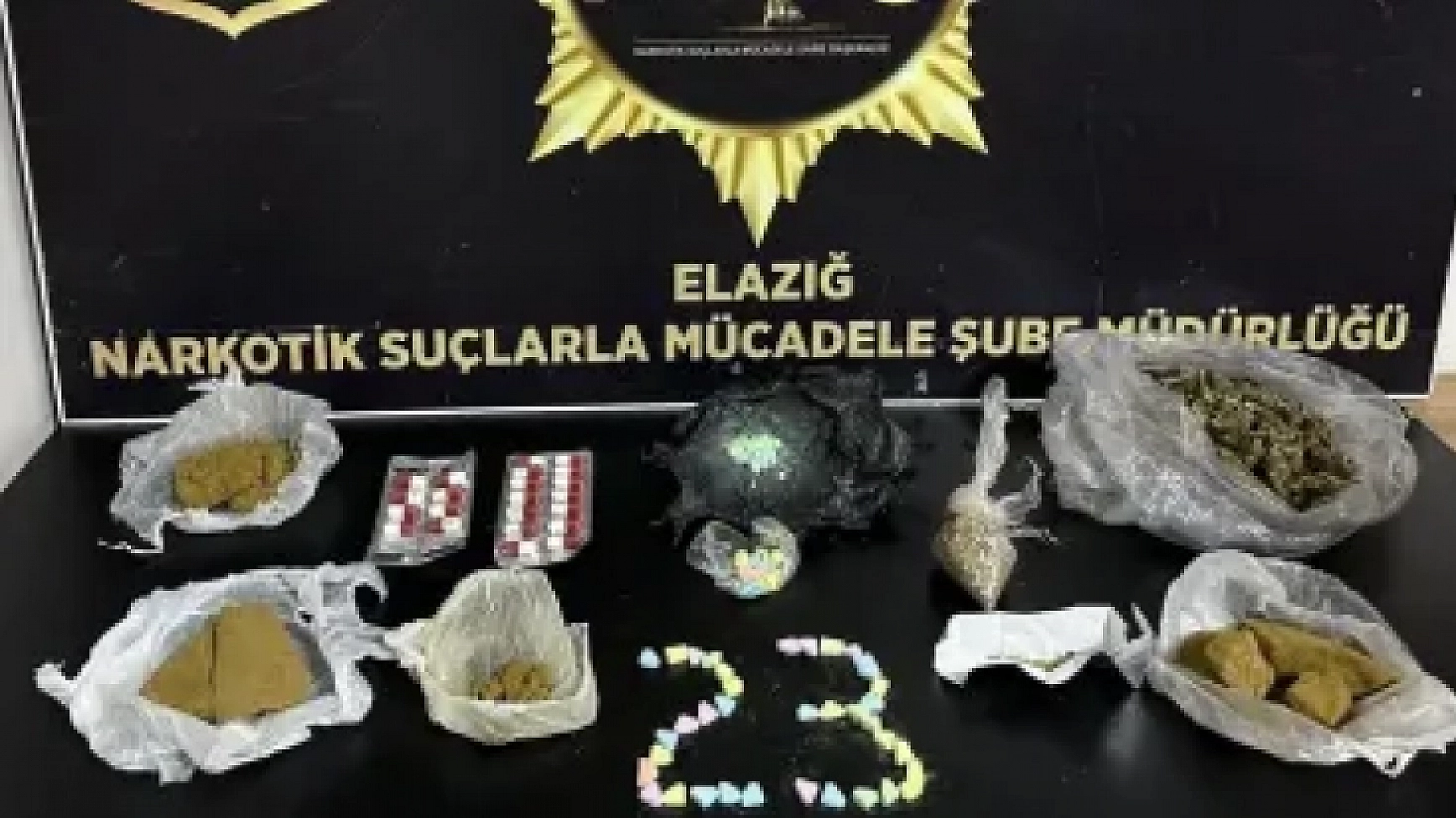 Elazığ'da Kilo Kilo Uyuşturucu Ele Geçirildi