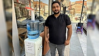 Elazığ'da bir esnaf uygulamasıyla yürekleri soğuttu